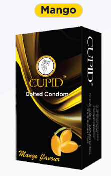 Cupid Mango Dotted Condoms